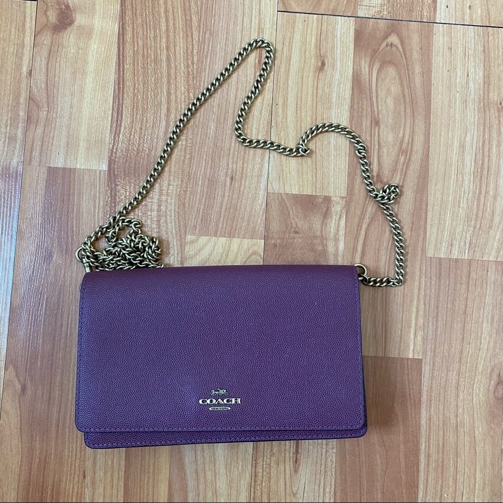 Coach Burgundy Crossbody
